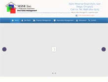 Tablet Screenshot of mssrproperties.com